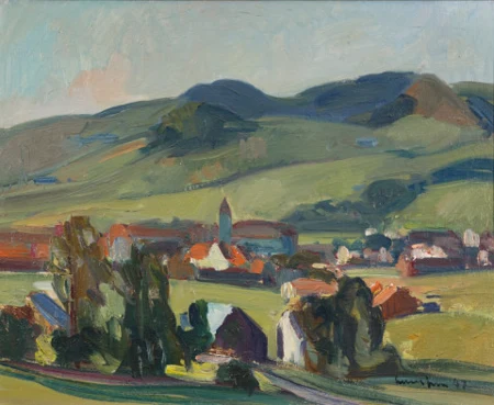Ansicht von Appenzell, 1947