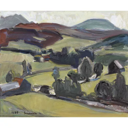 Carl Liner junior — Appenzeller Landschaft mit Kronberg.