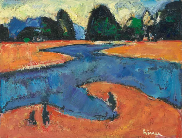 Carl Liner junior — Südliche Landschaft, um 1948