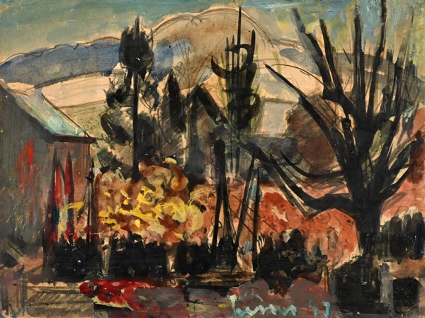 Carl Liner — Waldszene, 1947