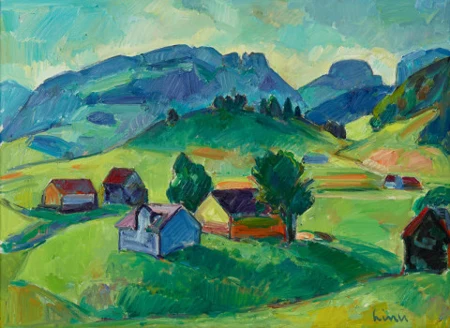 Appenzeller Landschaft mit Alp Sigel