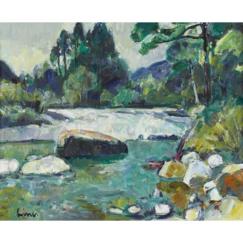 Carl Liner junior — Sommerliche Sitterlandschaft.
