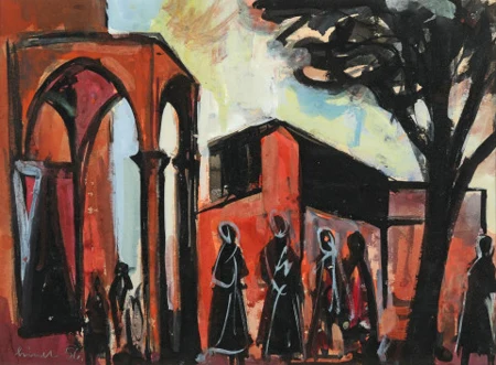 Südliche Dorfszene, 1956
