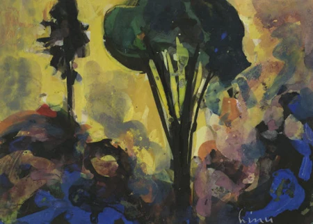 Landschaft mit Bäumen