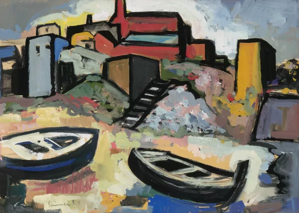 Carl Liner junior — Boote am Ufer
