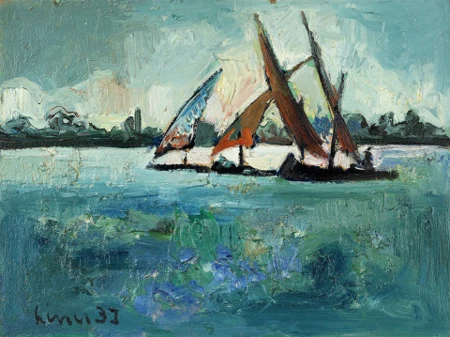 Schiffe auf dem Nil, 1937