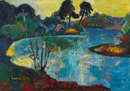 Landschaft auf Korsika, 1954