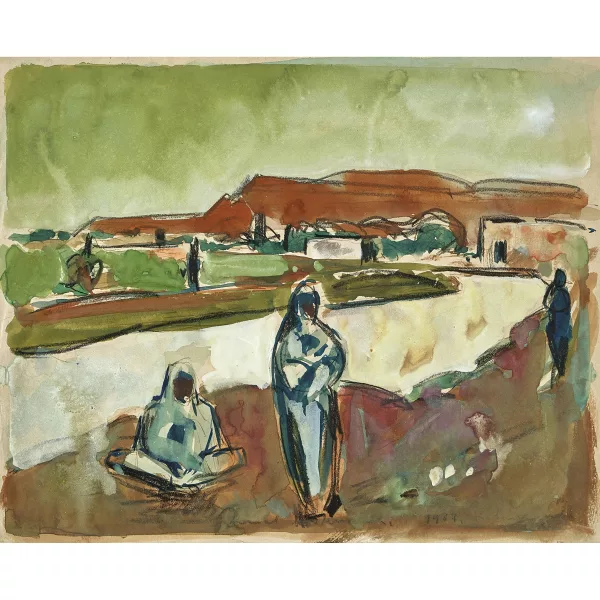 Carl Liner junior — "Kanal bei Marrakesch".