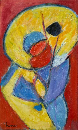 Komposition blau-rot-gelb, 1950