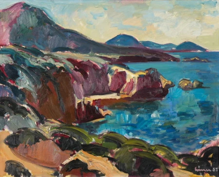 Meerlandschaft auf Korsika, 1955