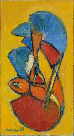 Komposition gelb-blau-rot, 1987
