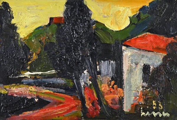 Carl Liner — Haus und Landschaft, 1953