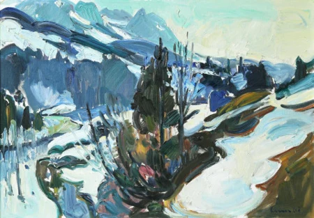 Alpstein im Vorfrühling, 1967