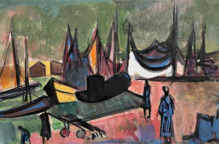 Hafenszene, 1948