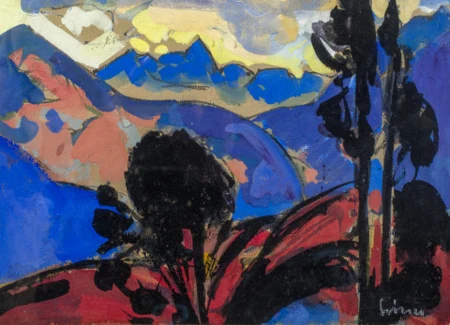 Le Parc national des Grisons, um 1955