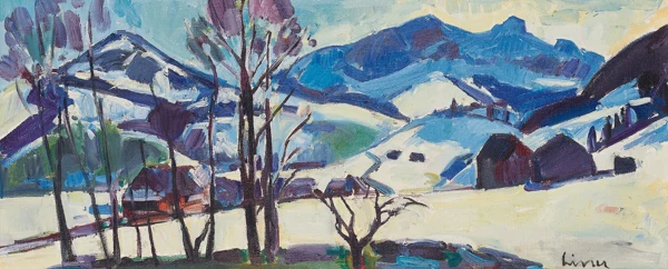 Carl Liner — Winterlandschaft Appenzell