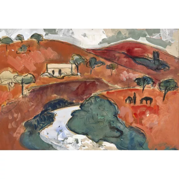 Carl Liner junior — Südliche Landschaft.