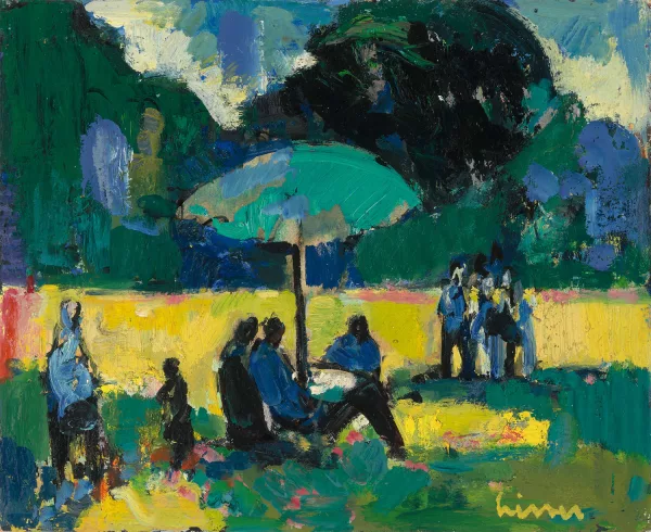 Carl Liner junior — Jardin des Tuilleries", 1949