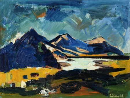 Bergsee im Engadin, 1943
