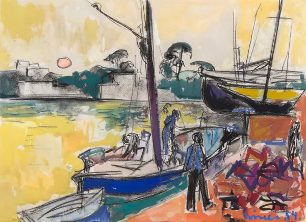 Carl Liner junior — Am Hafen