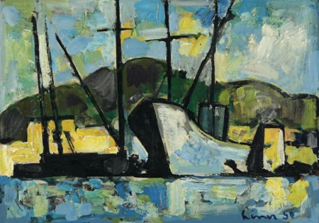 Hafen von Propriano, 1950
