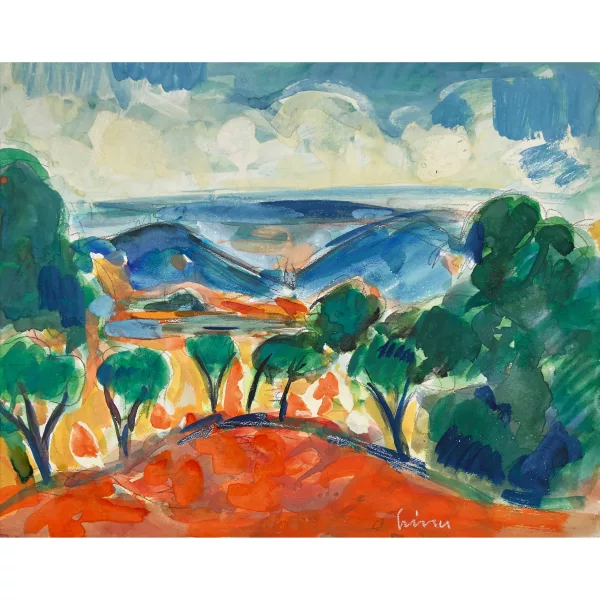Carl Liner junior — Mittelmeerlandschaft.