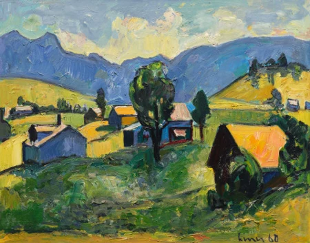 Mühleli, Unterrain mit Kamor, Kasten und Alp Sigel, 1960