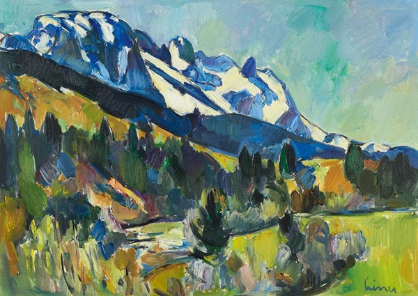 Carl Liner — Weissbachtobel mit Alpstein