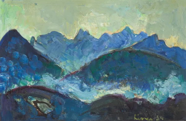 Carl Liner junior — Berglandschaft