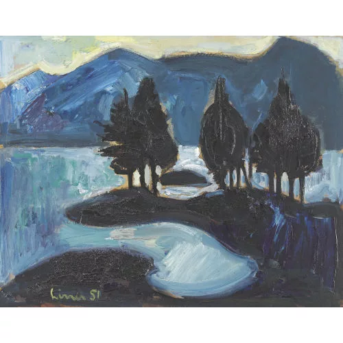 Carl Liner junior — "Abend im Engadin".
