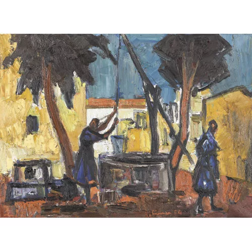 Carl Liner junior — "Ziehbrunnen bei Chiusi".