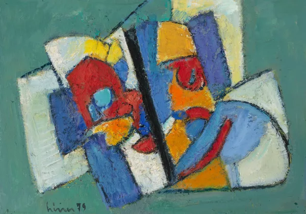 Carl Liner junior — Komposition hellblau", 1979