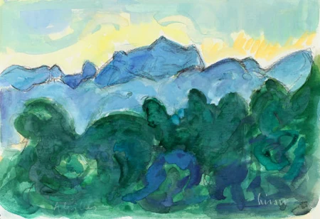 Alpilles, Berglandschaft.