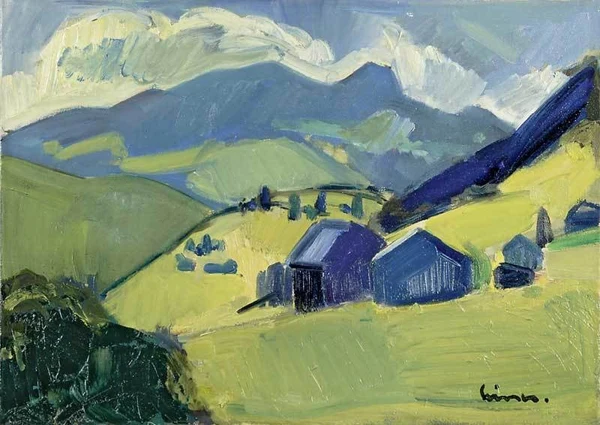 Carl Liner — Kamor und Hoher Kasten im Sommer