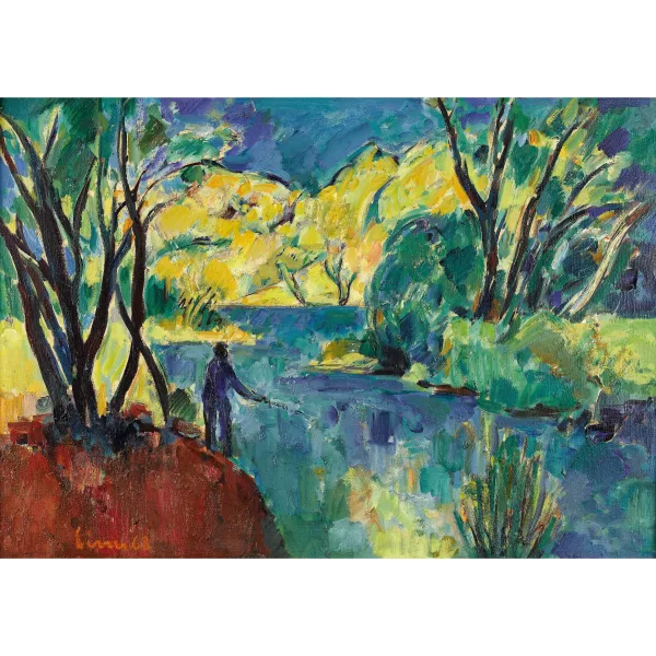 Carl Liner junior — "Fischer am See".