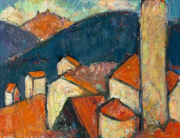Carl Liner junior — Levi mit Les Aiuilles de Barella / Korsika", 1952