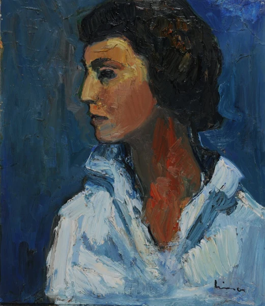 Carl Liner — Porträt Maria, ca. 1950