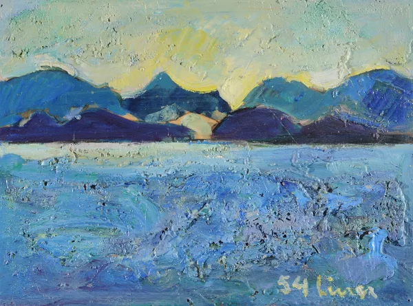 Carl Liner junior — Korsische Küstenlandschaft, 1954