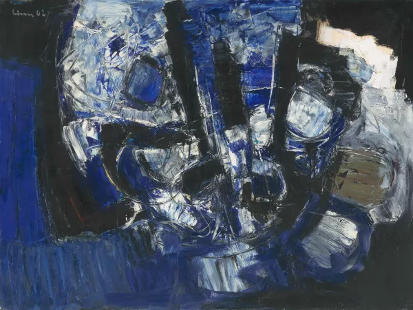 Carl Liner junior — Blau / Weiss / Schwarz, 1962