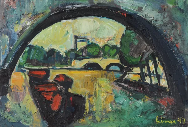 Carl Liner junior — Paris, Brücken über einen Kanal, 1947