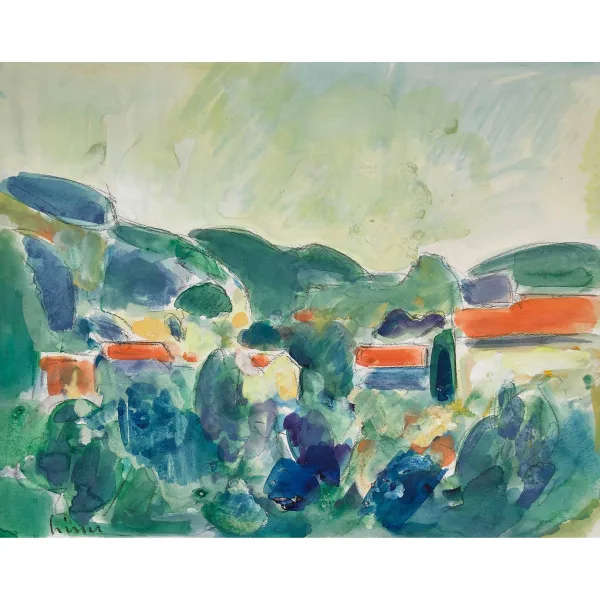 Carl Liner junior — Sommerliche Landschaft.