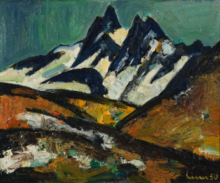 Gebirgslandschaft, 1950