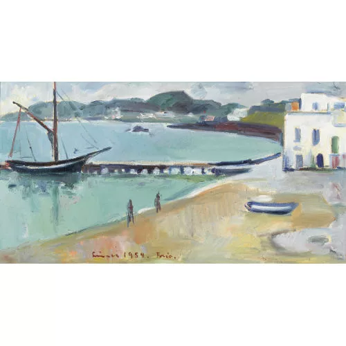 Carl Liner junior — Hafenpartie in Forio auf Ischia.