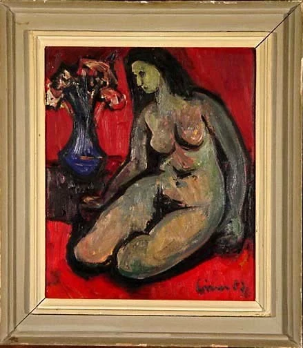 Carl Liner — Sitzende Frau, 1957