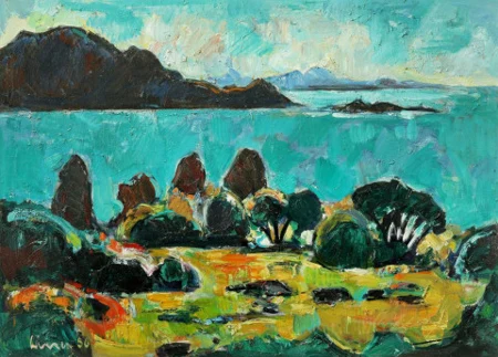 Korsische Küstenlandschaft, 1950
