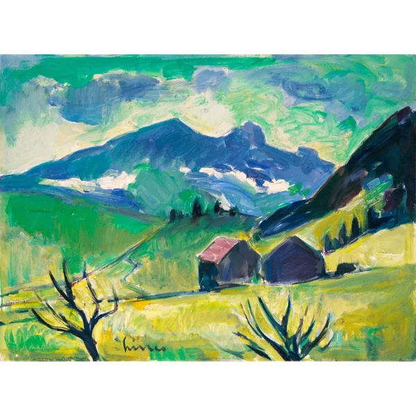Carl Liner junior — APPENZELLER LANDSCHAFT LANDSCAPE IN APPENZELL