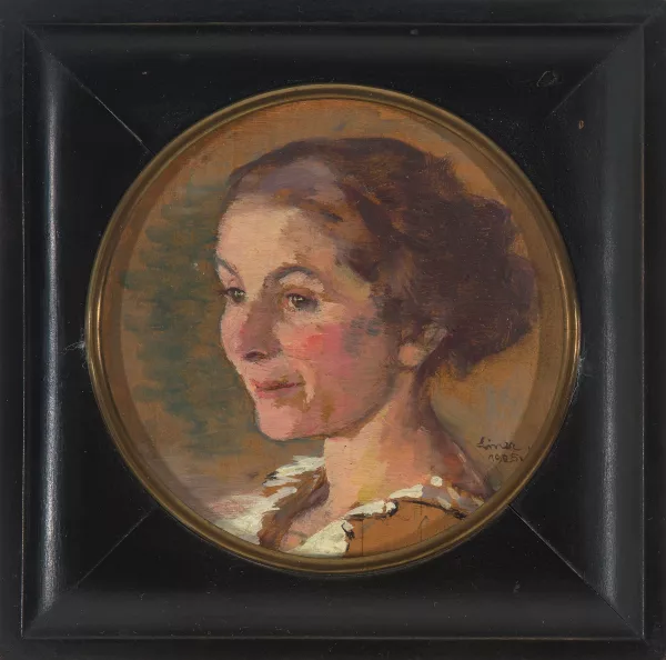 Carl Liner senior — Portrait Hanny Liner, 1925