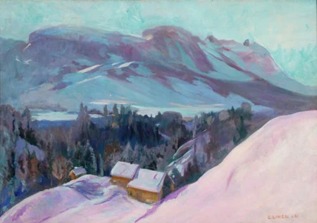 Winterlandschaft mit Ebenalp, 1935