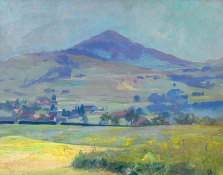 Appenzeller Landschaft mit Fäneren, Um 1905.