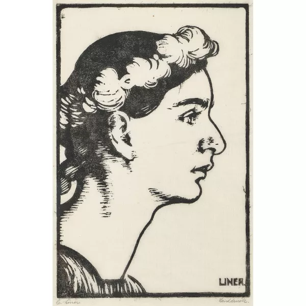 Carl Liner senior — Verena mit Blumenkranz (Tochter des Künstlers).